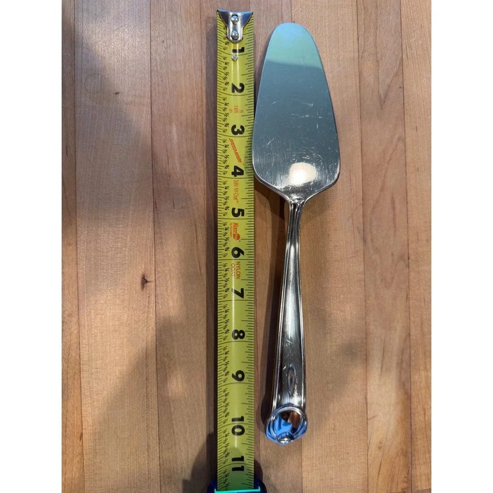 Mikasa French Countryside Stainless Steel Pie Cake Server Silver Serving Tool